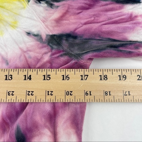 NOBO No Boundaries Crop Tank Top Womens Juniors 1 Tie Dye Yellow Purple - Picture 7 of 8